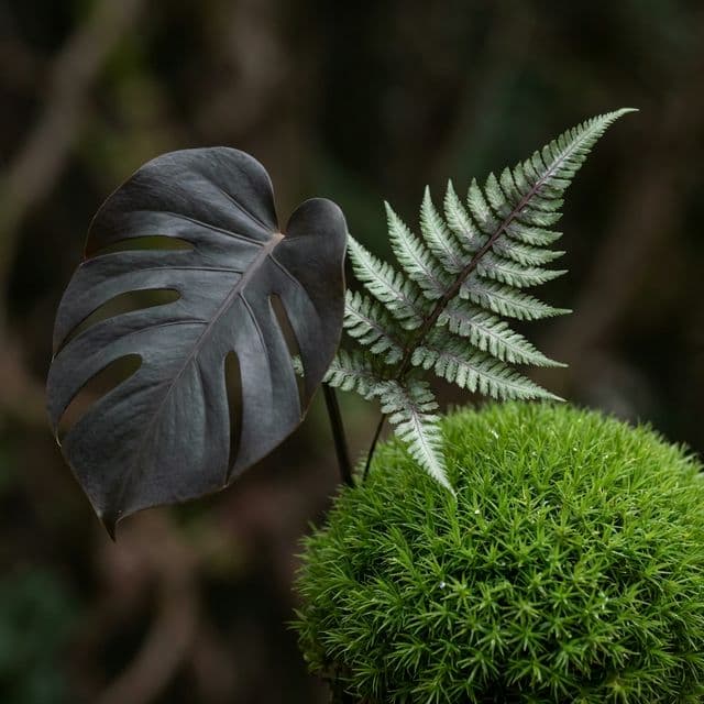 Пышные листья папоротника