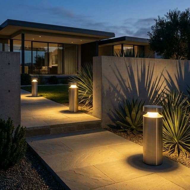 Освещение садовых дорожек